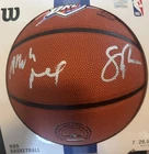 Mark Daigneault Sam Presti Signed OKC Thunder Basketball 25 NBA CHAMPS PSA COA