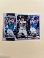 2026 Topps #211 American League Leaders RBI Cal Raleigh / Aaron Judge
