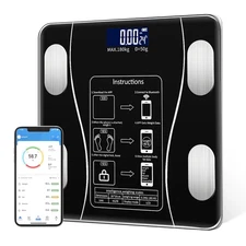 US Smart Body Weight Scale Digital High Precision Bluetooth Bathroom Fat Scale