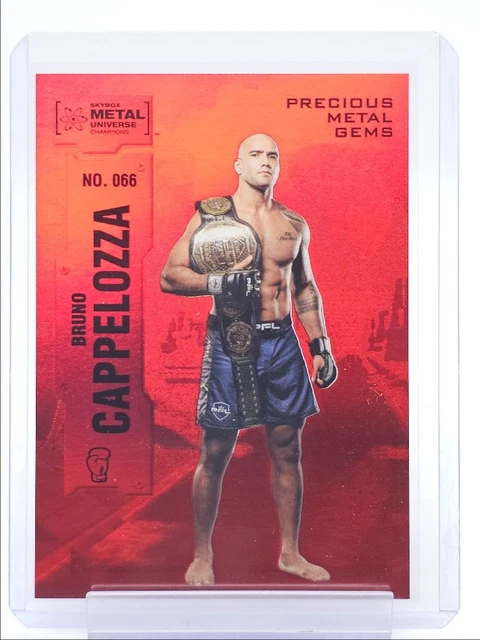 BRUNO CAPPELOZZA 2022 SKYBOX METAL UNIVERSE CHAMPIONS PMG RED /100 Q4920