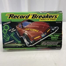 Fastlane Dual Turbro Series 2 Record Breakers World of Speed 1989 VTG Open Box