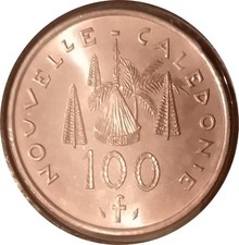 Nouvelle Calédonie IEOM, monnaies UNC issues de coffrets.  Vente Unitaire