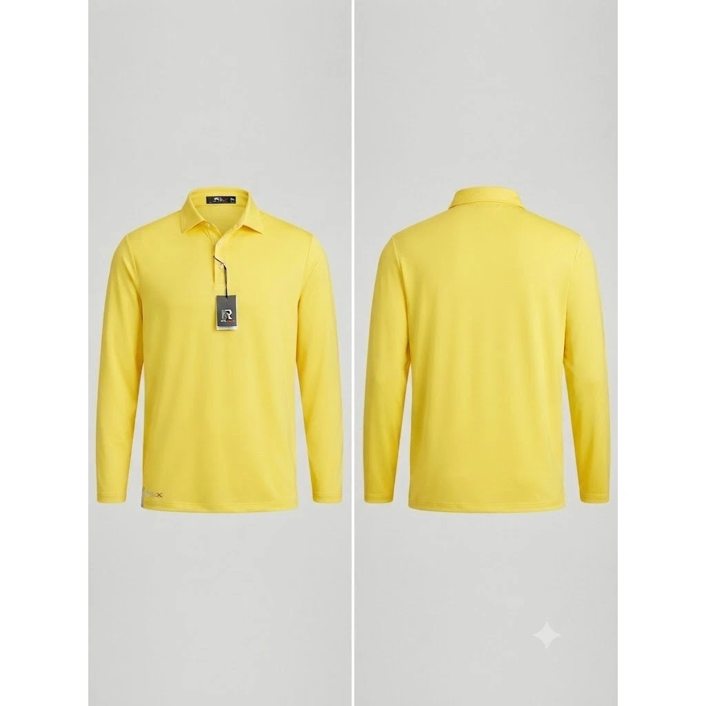 新品 RLX Ralph Lauren ラルフローレン ポロシャツ M イエロー RLX Ralph Lauren Yellow Shirts for Men for sale | eBay