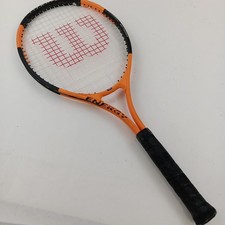 Wilson Titanium Energy Soft Shock Tennis Racquet 4 3/8 Black Orange Needs Grips