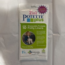 2 In 1 Potette Plus Disposable Potty Liners Set Of 10 New sealed package