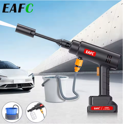 #ad EAFC 60Bar Cordless High Pressure Car Wash Gun Foam Sprayer Cleaner Machine $135.00