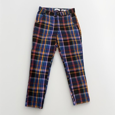American Eagle Size S 29 Small Ultra Hi-Rise Stretch Madras Plaid Trouser 1963