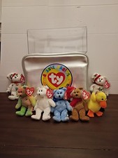 Ty Beanie Babies Platinum Edition Club Bag 7 Beanie Babies Christmas Ornaments
