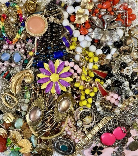 “Not-So Mystery” Lot 55+ Piece Costume Jewelry Vintage To Now-Get It All HUGE!