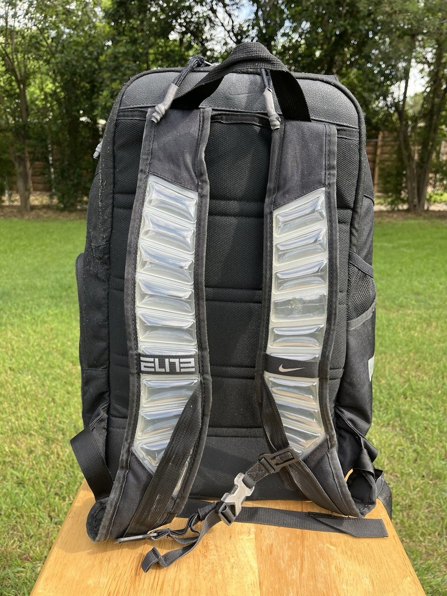 Nike Elite Pro Basketball Backpack 32L Black White BA6164-013
