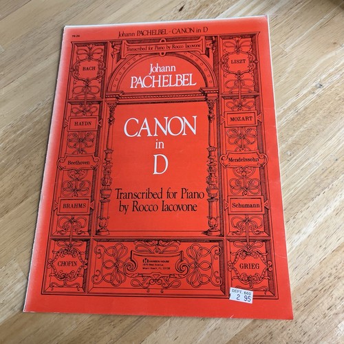 Canon in D Sheet Music ~ Johann Pachelbel ~ Hansen House - Picture 2 of 10