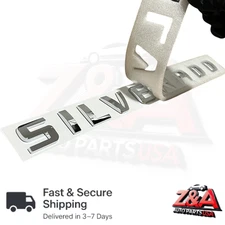 1PC CHROME REPLACEMENT FOR SILVERADO CHEVY DOOR BADGE EMBLEM LIFTGATE TRUNK REAR