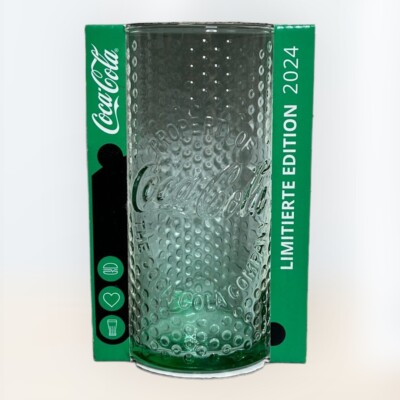McDonalds Coca Cola Glas grün / Limitierte Edition 2024 / CocaCola / green / NEU