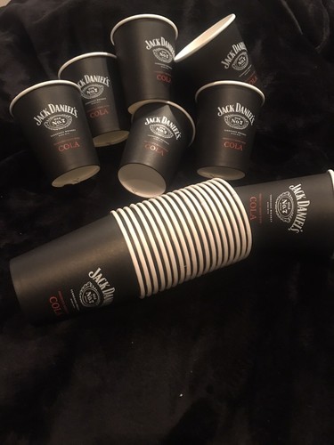 25 x Sammlerstücke Jack Daniels & Cola Pappbecher Kneipe Bar Männerhöhle, Party - Bild 2 von 7