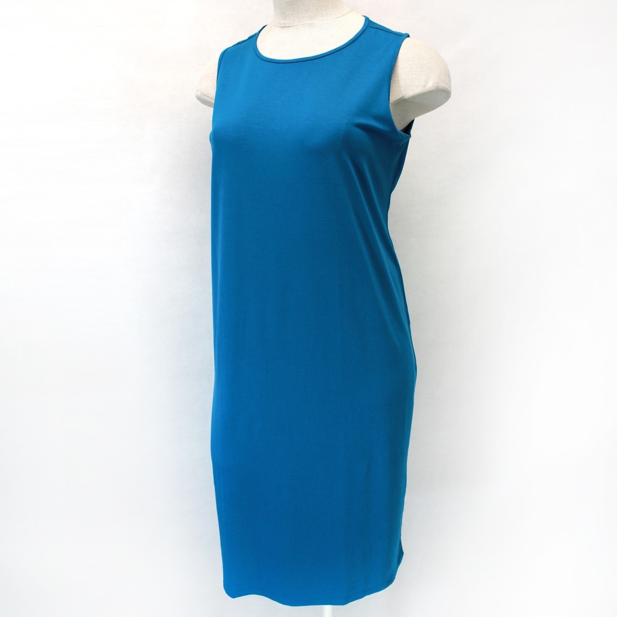 eileen fisher jersey midi dress EILEEN FISHER Stretch-Jersey Midi Shirtdress