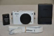 Nikon 1 J3 14.2MP Digital Camera - White (Body Only)  Only 954 Clicks!!!