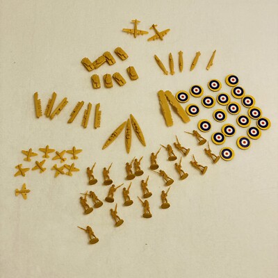 Axis & Allies Spring 1942 Game 1984 Beige United Kingdom UK Replacement Pieces