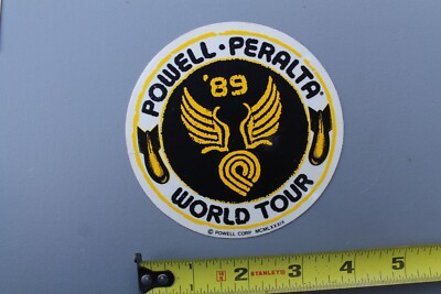 Powell Peralta Bones World Tour Wing 1989 80's GBc Vintage