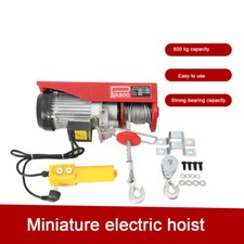 220V Wciągarka elektryczna 1300W 800 kg Elektryczny łańcuch podnośnikowy Koło pasowe Silnik Wciągarka