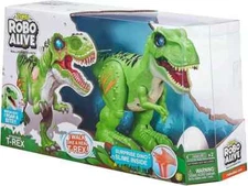 Robo Alive T-Rex Battery-Power Real-Life Robotic Zuru Toy Walks! Roars! Attacks!
