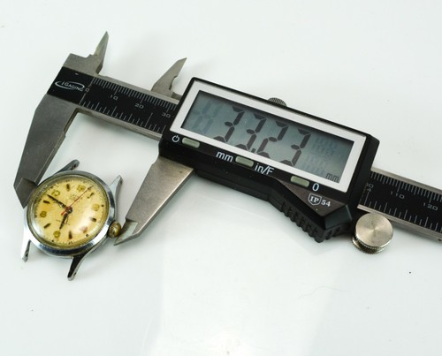 (repair parts) Lathin 17Jewels Hand Winding France Watch Gold White Vintage - Picture 10 of 10