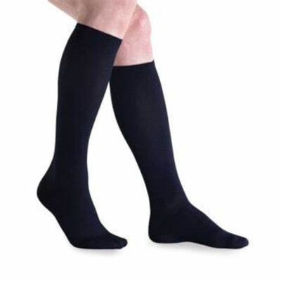 NEW Jobst FAST FIT PROFESSIONAL UNISEX- Knee High SOCKS  25 - 35 mmHg BLACK SM