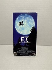 E.T. The Extra Terrestrial VHS  Rare Green & Black Tape MCA