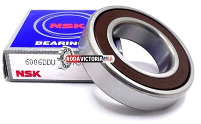 Cuscinetto A Sfera NSK 6006 DU | Scanalato Profondo 30x55x13 Mm, Tenuta In Gomma