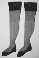 Vtg Nylon Seamed Stockings CLOVER Dupont Nylon Smoke Cloud NOS Original Box 2 PR