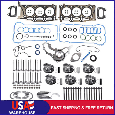 #ad For Pentastar 3.6L Dodge Chrysler 300 Jeep Ram 1500 Engine Rebuild Overhaul Kit $265.00