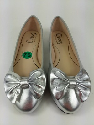 sam edelman silver ballet flats