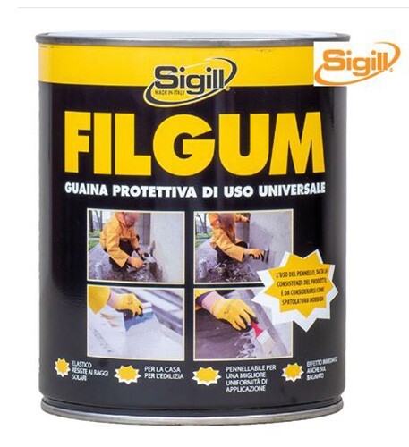 SIGILL Filgum 4 kg: Guaina Elastica Impermeabilizzante Professionale