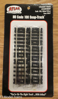 Atlas HO #847 Code 100 Snap Track Assortment (We Combine Shipping)
