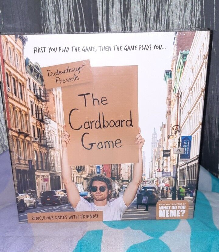  The Cardboard Game – The Party Game of Ridiculous Dares &  Challenges with Friends - by What Do You Meme? : Toys & Games