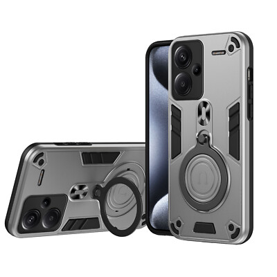 For Xiaomi Redmi Note 13 Pro+ 5G, Shockproof Ring Holder KickStand Case Cover