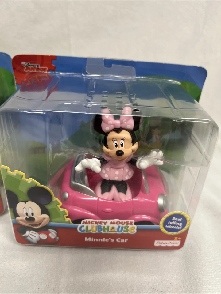 JUEGO DE 3 COLECCIÓN DE COCHES JUNIOR FISHER PRICE MICKEY MOUSE CLUBHOUSE DISNEY Foto 4 de 4