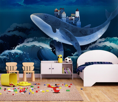 3D Wal Schloss ZHUC6620 Tapete Wandbild Fototapete Abnehmbarer Ann