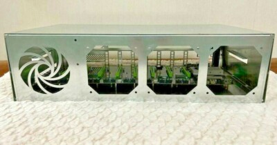Custom Made Ethereum   ETH Mining Rig 8 GPU Miner System Not S19 Pro NO GPU 
