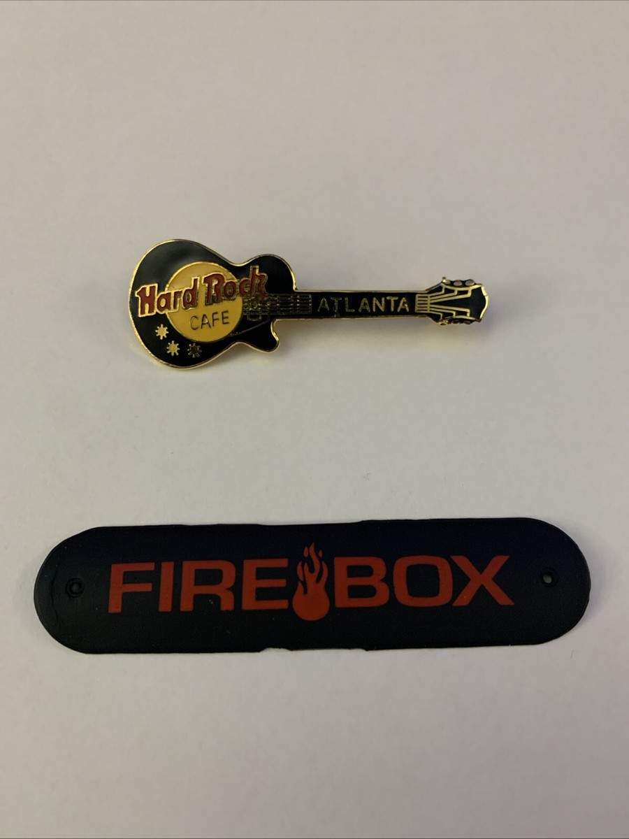 Hard Rock Cafe Guitar Pin - Atlanta, Georgia - Brooch Style Clasp