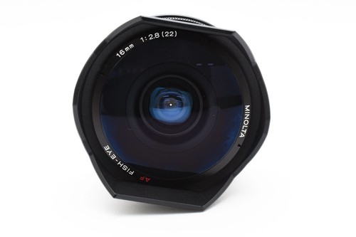 Minolta AF 16mm F/2.8 Fisheye Lens For Sony A-Mount MIJ Tested Exce #2398829 - Picture 3 of 12