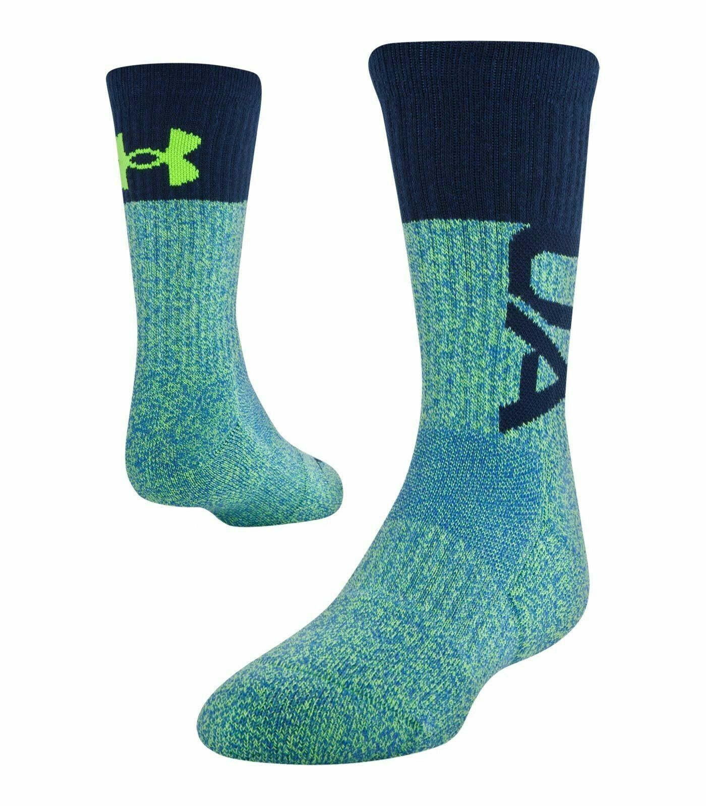 UNDER ARMOUR 3 Pairs UA Phenom 3.0 Crew Socks Medium = Youth (4Y8Y) Men's 4 8 eBay