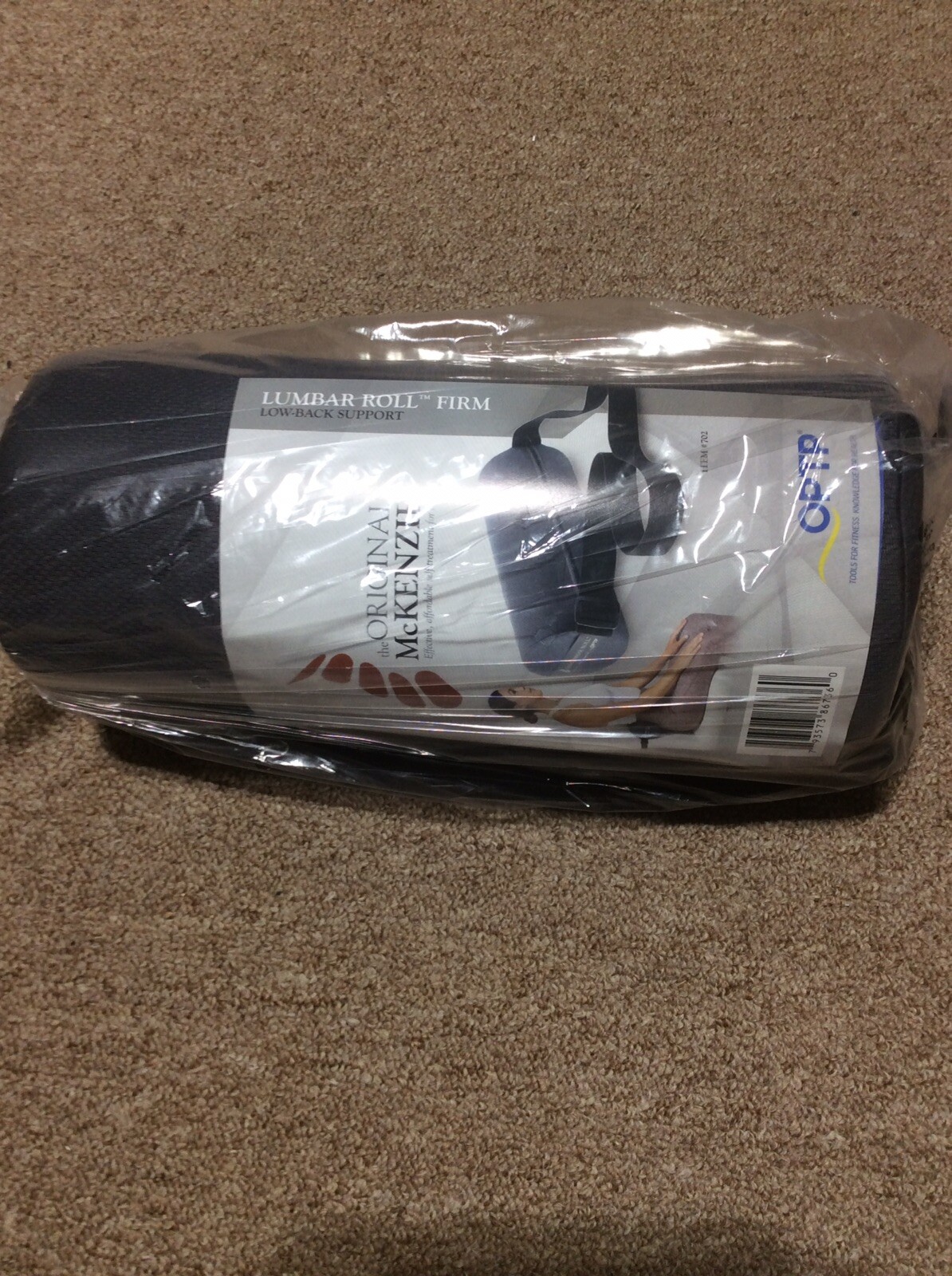 McKenzie Lumbar Roll FIRM, Back Support Cushion Pillow