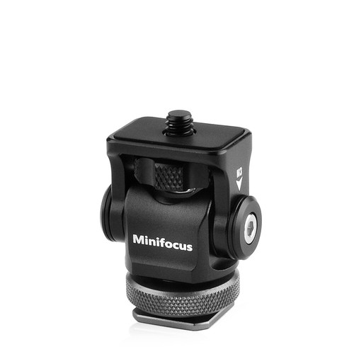 Mini Monitor Bracket Stand 180° Rotated Monitor Mount Holder with Cold Hot Shoe - Picture 7 of 8