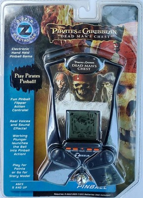 NEW 2006 Pirates of the Caribbean Dead Man's Chest Handheld Pinball Game-Zizzle