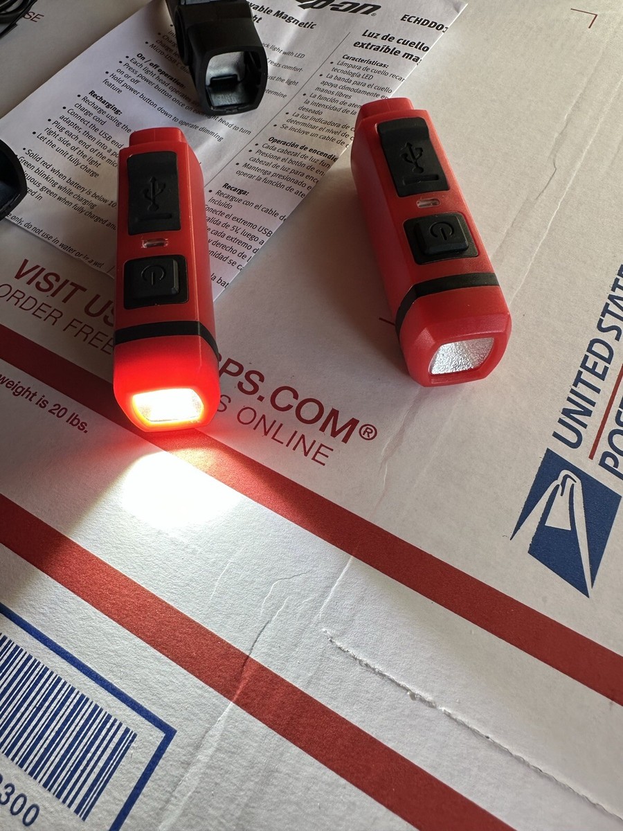 Snap-on ECHDD012AR Rechargeable Neck LED Light. Removable Magnetic