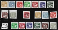 MNH stamp sets 1939 1940 & 1943  Newspaper / Third Reich Germany Occupation WWII
