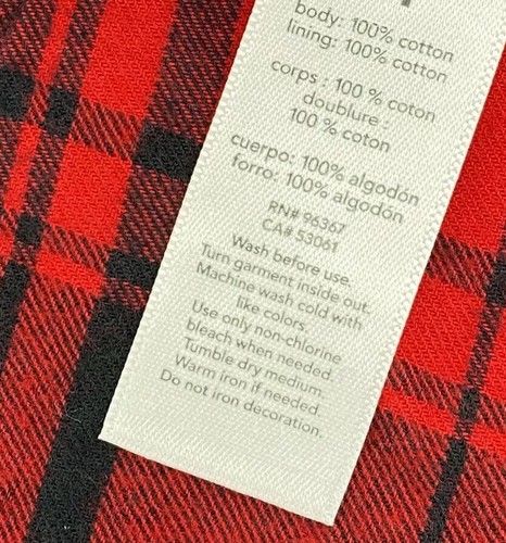 OshKosh BGosh Herringbone Vest Boy’s Size 12Mos Gray Velveteen Plaid Lined NEW - Picture 4 of 6