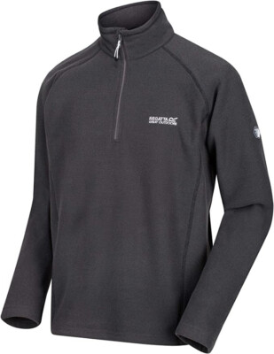Herren Regatta Kenger Half-Zip Sweat Wabenfleece grau Gr. S NEU!
