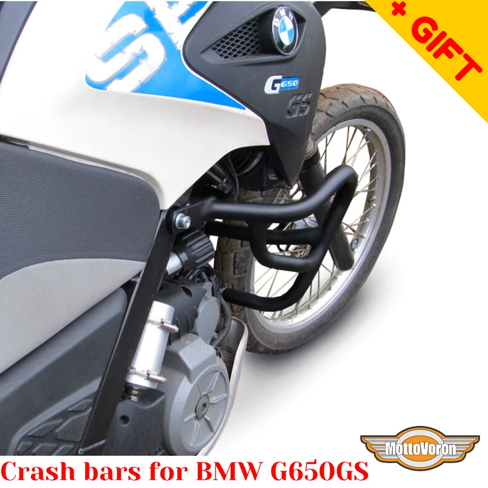 Protector de motor para BMW G650GS G650GS Sertao barras de choque BMW G 650 GS Foto 4 de 4