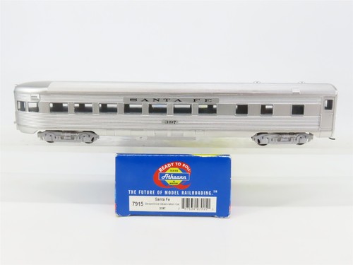 Pasajero de observación optimizado escala HO Athearn 7915 ATSF Santa Fe #3197 | Condition: Used